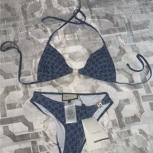Gucci two piece bathing suit size L